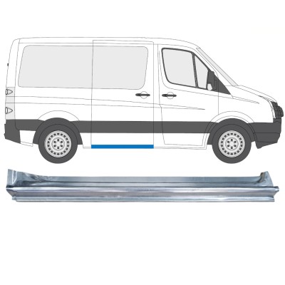 Opravný plech prahu posuvných dverí pre Volkswagen Crafter 2005-2017 / Pravá 14374