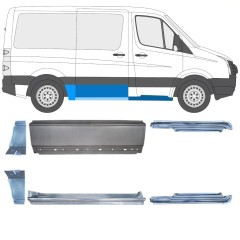 Opravný plech sada pre Volkswagen Crafter 2005-2017 / Ľavá+Pravá / 15590