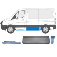 Opravný plech sada pre Volkswagen Crafter 2005-2017 / Ľavý / 15605