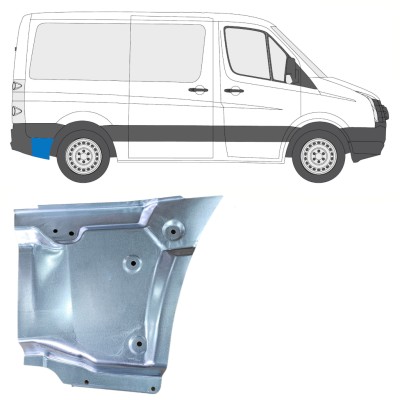 Lem zadného blatníka pre Volkswagen Crafter 2005-2017 / Pravá 15513