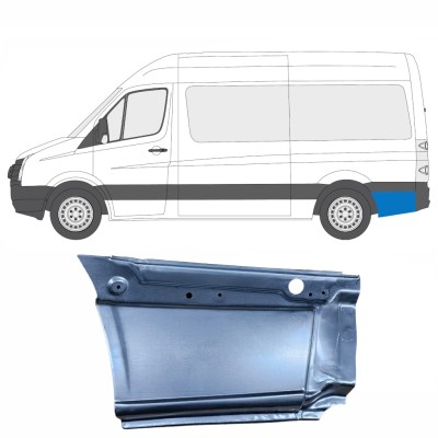 Lem zadného blatníka pre Volkswagen Crafter 2005-2017 / Ľavý 13447