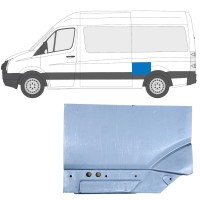 Lem zadného blatníka pre Volkswagen Crafter 2005-2017 / Ľavý 14200
