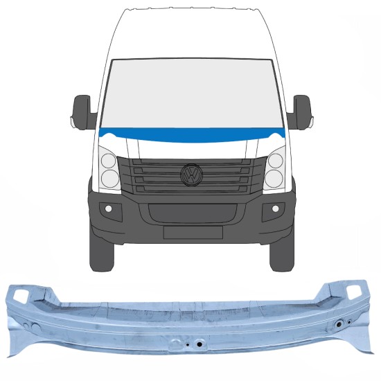 Opravný plech pod predné sklo pre Volkswagen Crafter 2005-2017 13503