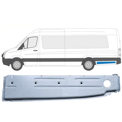 Vnútorný opravný plech zadného blatníka pre Volkswagen Crafter 2005-2017 / Ľavý 14376