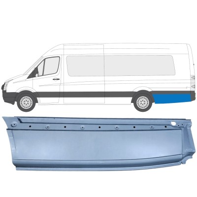 Lem zadného blatníka pre Volkswagen Crafter 2005-2017 / Ľavý 13431