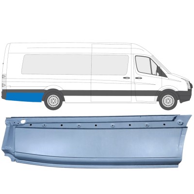 Lem zadného blatníka pre Volkswagen Crafter 2005-2017 / Pravá 13512