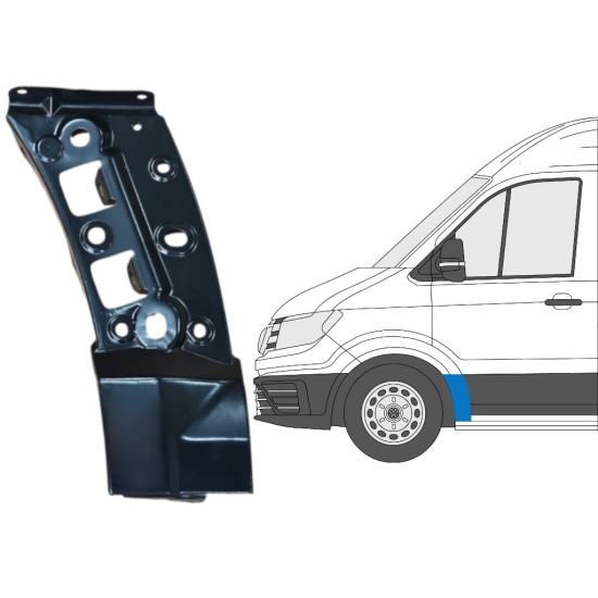 Opravný plech predného blatníka pre Volkswagen Crafter 2017- / Ľavý 16087