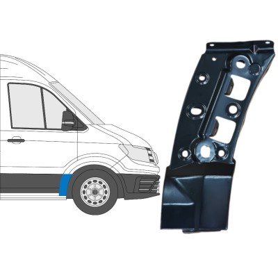 Opravný plech predného blatníka pre Volkswagen Crafter 2017- / Pravá 16086