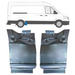 Lem zadného blatníka pre Volkswagen Crafter 2017- / Ľavá+Pravá / Sada 11603