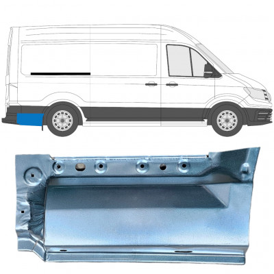 Lem zadného blatníka pre Volkswagen Crafter / MAN THE 2017- / MWB / LWB / Pravá 11592