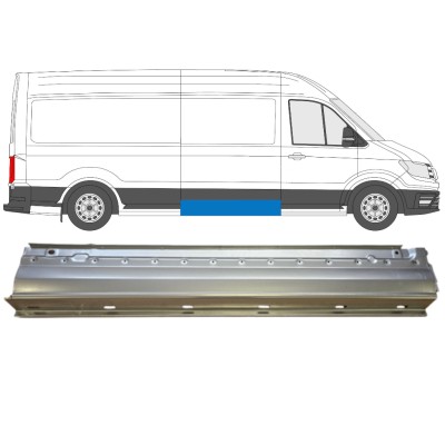 Opravný plech bočnej steny pre Volkswagen Crafter 2017- / Pravá 14625
