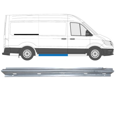 Opravný plech prahu posuvných dverí pre Volkswagen Crafter 2017- / Pravá 14626