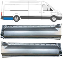 Lem zadného blatníka pre Volkswagen Crafter 2017- / Ľavá+Pravá / Sada 11597