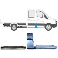 Opravný plech sada pre Volkswagen Crafter 2005-2017 / Pravá / 15534