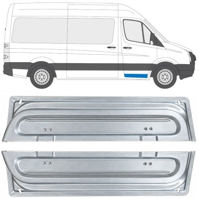 Opravný plech predných dverí vnútorný pre Volkswagen Crafter 2005-2017 / Ľavá+Pravá / Sada 17058