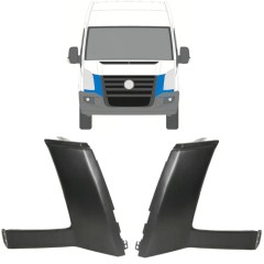 Lišta pod svetlometom pre Volkswagen Crafter 2005-2011 / Ľavá+Pravá / Sada 16856