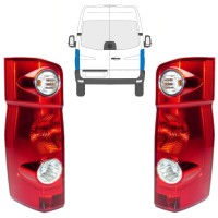 Zadná lampa pre Volkswagen Crafter 2005-2017 / Ľavá+Pravá / Sada 15574
