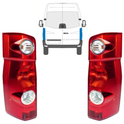 Zadná lampa pre Volkswagen Crafter 2005-2017 / Ľavá+Pravá / Sada 15574