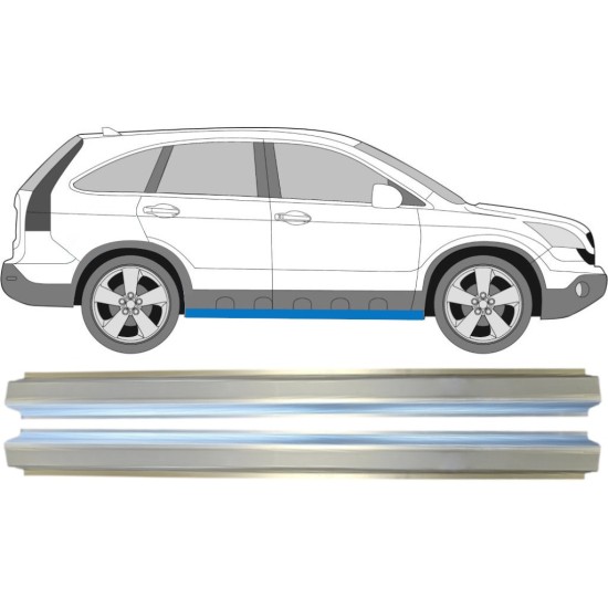 Opravný plech prahu pre Honda CR-V 2006-2011 / Ľavá+Pravá / Sada 14771 Opravný plech prahu pre Honda CR-V 2006-2011 / Ľavá+Pravá / Sada 14771
