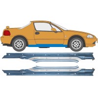 Kompletný prah pre Honda Civic Del Sol 1992-1998 / Ľavá+Pravá / Sada 10537