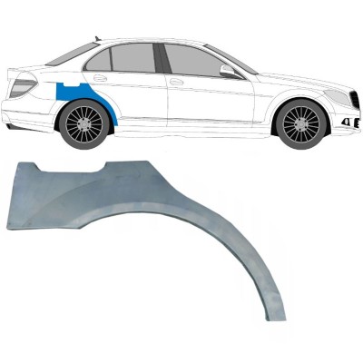 Lem zadného blatníka pre Mercedes C-Class W204 2007-2014 / Pravá 5357
