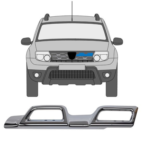 Lišta mriežky pre Dacia Duster 2013-2017 / Ľavý 16221