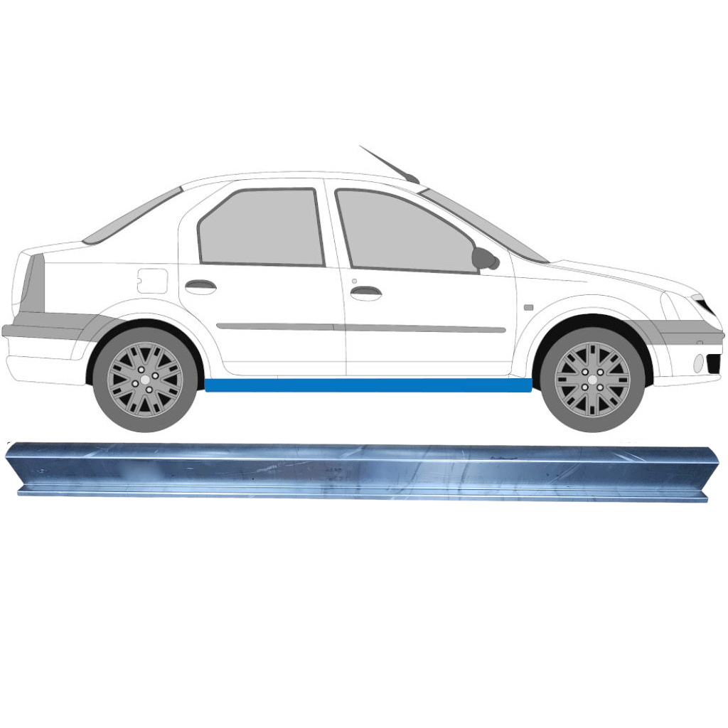 Opravný Plech Prahu Pre Dacia Logan 2004-2009 / Vľavo = Vpravo (Symetrické) 6469