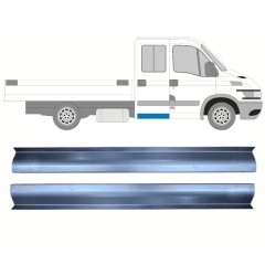 Opravný plech zadného prahu pre Iveco Daily 1999-2014 / Vľavo = Vpravo (symetrické) / Sada 10703