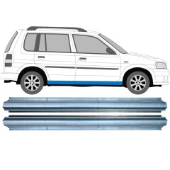 Opravný plech prahu pre Mazda Demio 1996-2001 / Ľavá+Pravá / Sada 16288
