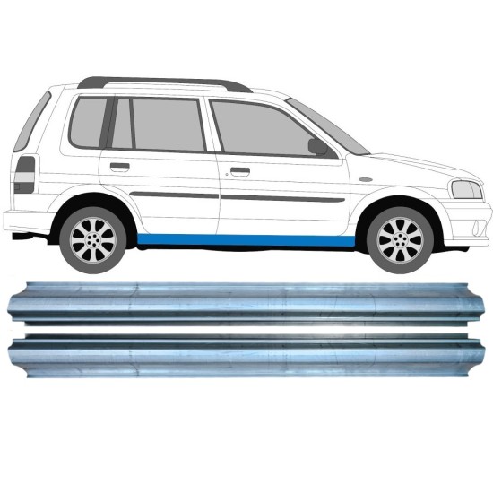 Opravný plech prahu pre Mazda Demio 1996-2001 / Ľavá+Pravá / Sada 16288