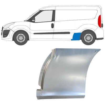 Lem zadného blatníka pre Fiat Doblo 2010-2022 / Ľavý 14991