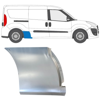 Lem zadného blatníka pre Fiat Doblo 2010-2022 / Pravá 14990