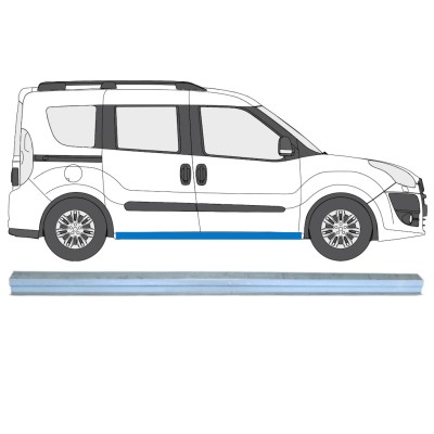 Opravný plech prahu pre Fiat Doblo 2010-2022 / Vľavo = Vpravo (symetrické) 15357