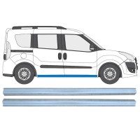 Opravný plech prahu pre Fiat Doblo 2010-2022 / Ľavá+Pravá / Sada 15361
