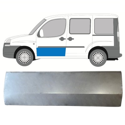 Opravný plech predných dverí pre Fiat Doblo 2001-2010 / Ľavý 14619