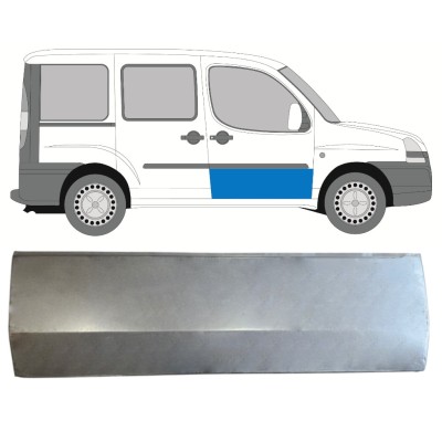 Opravný plech predných dverí pre Fiat Doblo 2001-2010 / Pravá 14618