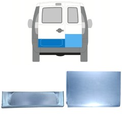 Opravný plech zadných dverí pre Fiat Doblo 2001-2010 / Ľavá+Pravá / Sada 11807