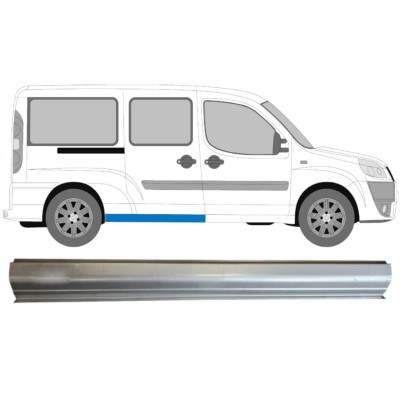 Opravný plech zadného prahu pre Fiat Doblo 2001-2010 / Vľavo = Vpravo (symetrické) 14623