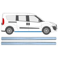 Opravný plech prahu pre Fiat Doblo 2010-2022 / Ľavá+Pravá / Sada 15361