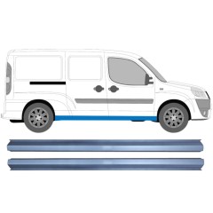 Opravný plech prahu pre Fiat Doblo 2001-2010 / Ľavá+Pravá / Sada 11347