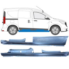 Kompletný prah pre Dacia Dokker 2012- / Ľavá+Pravá / Sada 10148