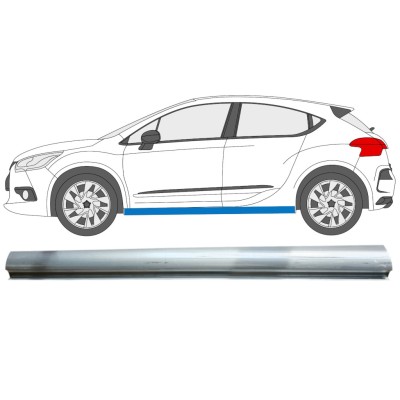 Opravný plech spodnej časti prahu pre Citroen DS4 2011-2015 / Ľavý 15015