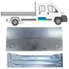 Opravný plech zadných dverí vnútorný + vonkajší pre Fiat Ducato 2006-2026 / Vľavo = Vpravo (symetrické) / Sada 16395