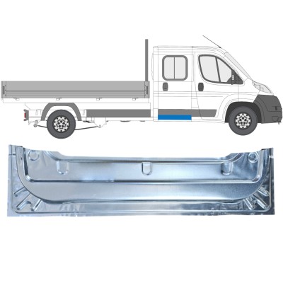 Opravný plech zadných dverí vnútorný pre Peugeot Boxer 2006-2026 / Vľavo = Vpravo (symetrické) 16391