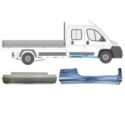 Opravný plech sada pre Fiat Ducato 2006-2014 / Pravá / Dvojitá kabína / 14794