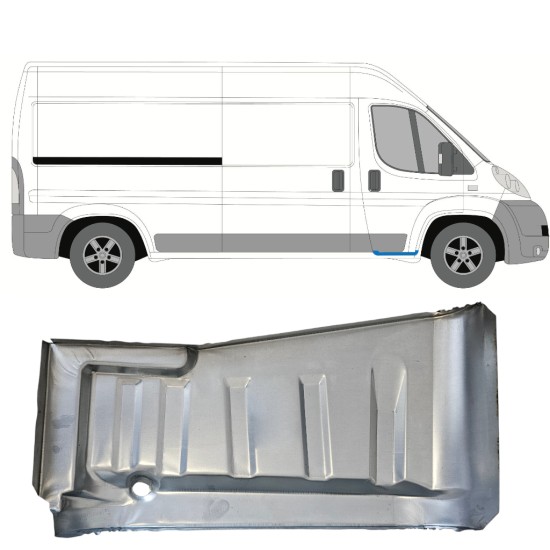 Nástupný práh oprava pre Fiat Ducato 2006-2014 / Pravá 15052 Nástupný práh oprava pre Fiat Ducato 2006-2014 / Pravá 15052