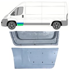 Opravný plech predných dverí vnútorný + vonkajší pre Peugeot Boxer 2006-2025 / Ľavý / Sada 15477