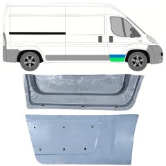Opravný plech predných dverí vnútorný + vonkajší pre Peugeot Boxer 2006-2025 / Pravá / Sada 15476