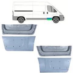 Opravný plech predných dverí vnútorný + vonkajší pre Citroen Jumper 2006-2025 / Sada 14330