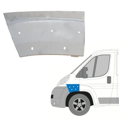 Opravný plech predného blatníka pre Fiat Ducato 2006-2014 / Ľavý 14705